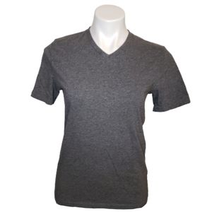 Everlane > Dark Gray Cotton V-Neck Tee